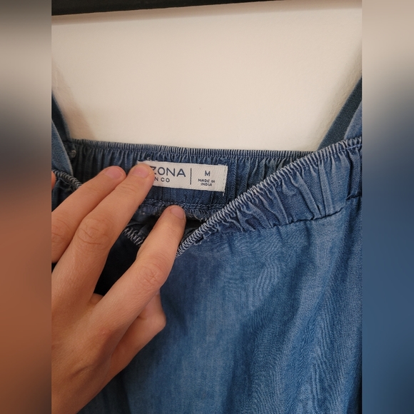 Arizona Jean Co Blue Dress Size M 100% cotton - Picture 5 of 10